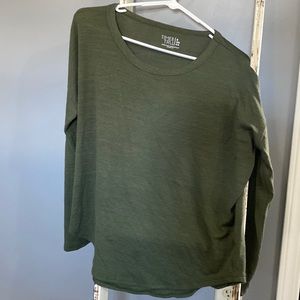 Long Sleeve Green Shirt